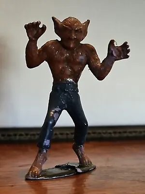 Vintage 1960s MPC Plastics Frito Lay Monsters Figure - THE WOLF MAN Painted  • $8