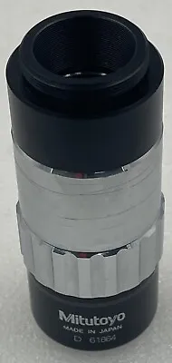 Mitutoyo QV-Objective 1x ∞/0 Microscope Objective • $399