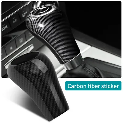 ABS Carbon Fiber Gear Shift Knob Cover For Mercedes-Benz W204 C E G GLS Class • $11.82