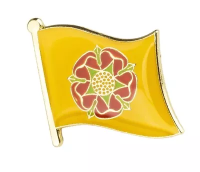 LANCASHIRE : County Flag Enamel Lapel Pin Badge (UK SELLER - FREE UK POST)  • £2.99