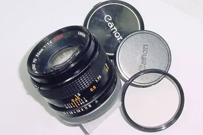 Canon 50mm F/1.4 FD S.S.C. Standard Manual Focus Lens - Excellent • £124.95