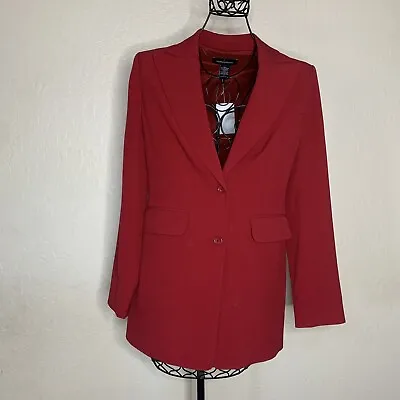 MODA INTERNATIONAL Red Blazer Jacket Womens Size 8 New • $28