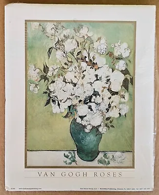 Vincent Van Gogh  Roses  (1890) Art Print Poster Size: 8  X 6  Sealed NEW • $7.50