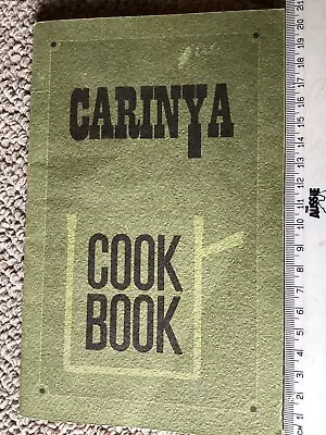 Vintage Paperback - Carinya Cook Book Bass & Gippsland Hills CWA • $15