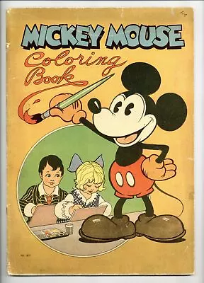 Mickey Mouse Coloring Book SC #871 GD- 1.8 1931 • $420