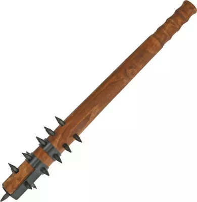 China Made Spike Mace 926795 23  Overall. Brown Hardwood Handle With Grooved Gri • $49.60