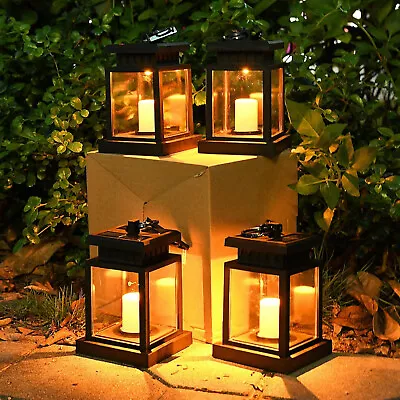 Solar Lantern Hanging Light LED Waterproof Yard Outdoor Patio Garden Yard Lamp  • $27.99