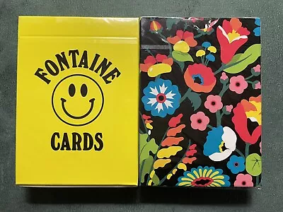 2 Decks Of Fontaine Playing Cards!! 1 Dabs Myla Ed. & 1 China Town Market Ed. • $44