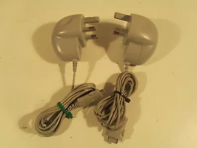 Two Genuine Original Samsung D600 Mains Chargers For Samsung D600 D500 Grey • £7