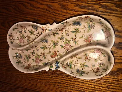 Vintage Moriyama Mori-Machi Divided Relish Dish-Japan • $9.95