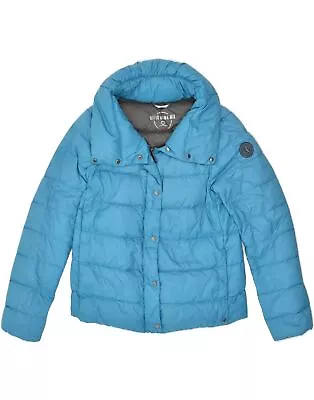 S.OLIVER Womens Padded Jacket UK 10 Small Blue Polyamide TT10 • $40.14