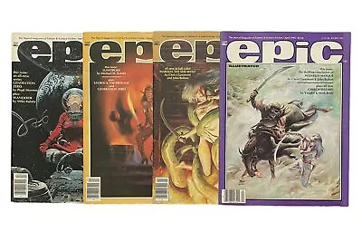 EPIC Illustrated Marvel Magazine Of Fantasy & Science Fiction Lot Of 4 • $17.48