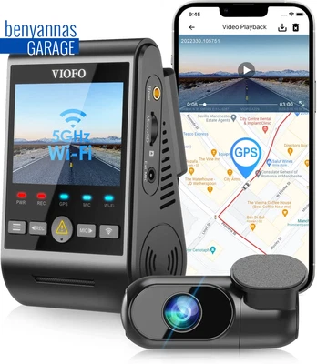 $478.28 • Buy Dash Cam Front And Rear  2K + 2K 5Ghz Wi-Fi GPS Dual Dash Camera For Cars, 2.4” 