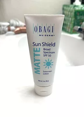 NEW! Obagi Sun Shield Matte Broad Spectrum SPF 50 Sunscreen Lotion 3 Oz Sealed! • $34.99