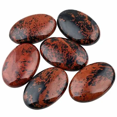 Mahogany Obsidian Palm Thumb Worry Stone 30-40 Mm • $2.19