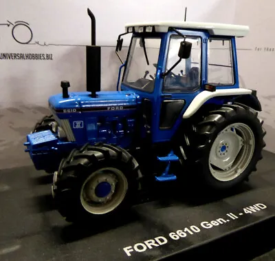 Model Tractor FORD 6610 - GENERATION II 4WD 1/32ND SCALE BY UNIVERSAL HOBBIES • £55