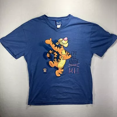 Disney Pooh Tag Tigger V Neck Shirt XL • $12.99