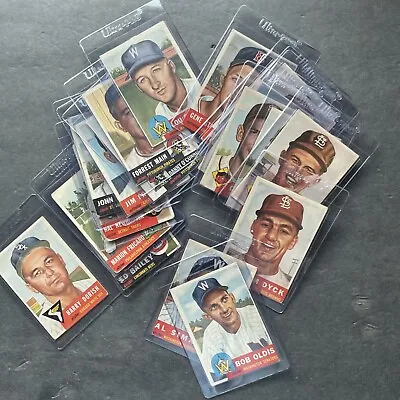 $0.99 • Buy Vintage 1953 Topps Baseball Card Lot Of 21, VG/EX