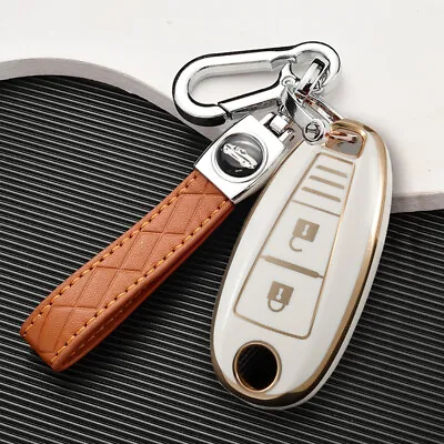 $25.19 • Buy Remote Key Fob Case Cover Shell Holder For Suzuki Swift Sx4 S-Cross Vitara Beige
