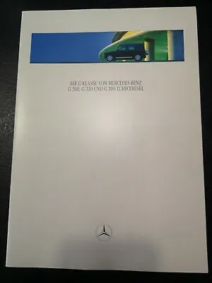 Die G-klasse Von Mercedes Benz G500 G320 Und G300 Sales Brochure • $12.45