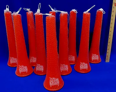 Stadium Horns Vuvuzelas 19  Sports Games Noise Maker Orange Collapsible 10 Lot • $18.99