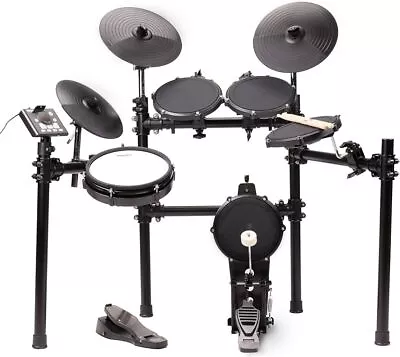 Electric Drum Set Kit - 8 Piece Electronic Drums For Kids And Adults Quiet Drum • $372.74