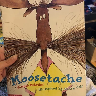 Moosetache Book 1998 Edition Moose Mustache Long Hair Scarf Hot Terrible Superb • $15