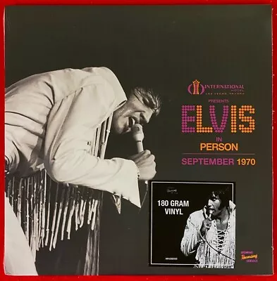 Las Vegas International Presents Elvis September 1970 – MRS 180-Gram Vinyl LP • $98