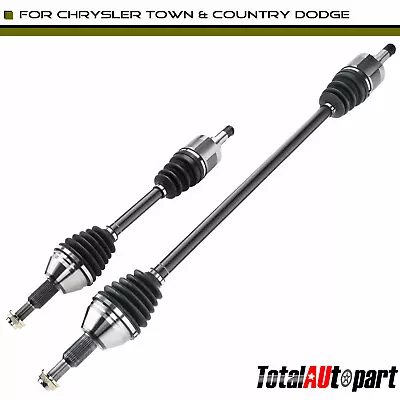 2x CV Axle Shaft Assembly For Dodge Grand Caravan Chrysler Town & Country Front • $114.99