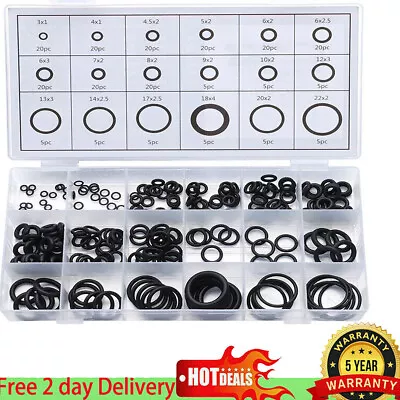 225Pcs Tap Assorted Plumbing Gasket Set Rubber O-Ring Seals Kit New • £4.79