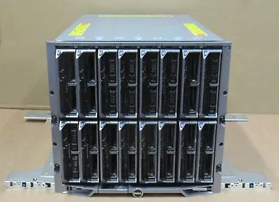 Dell PowerEdge M1000E Chassis W/ 16x M620 Blade Server 32x E5-2680v2 1024GB Ram • $8878.68