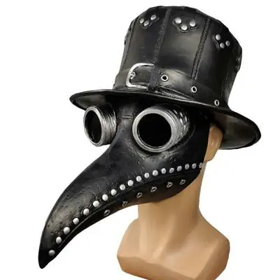 Steampunk Plague Doctor Masks Cosplay Party Costume Beak Prank Horror Masks • $25.98