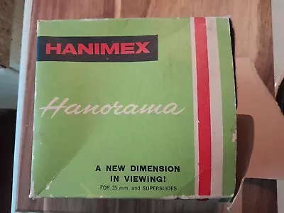 Vintage Slide Viewer Hanimex Hanorama For 35mm And Superslides With Box  • $22.50