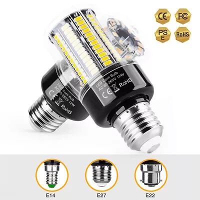 4Pack LED Light Bulb E26/27 E14 B22 Corn Light Bulb Lamp SMD5736 Cool/Warm White • $10.61