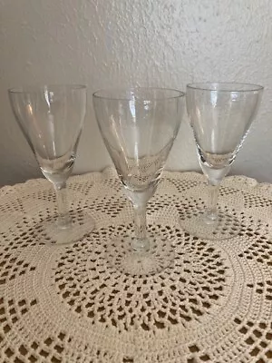 3 Piece Set Of Vintage Delicate Crystal Cordial/Sherry Glasses • $1.50