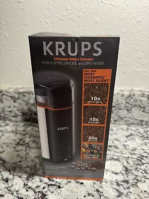 Krups Ultimate Silent 3-in-1 Coffee & Spice Grinder • $20