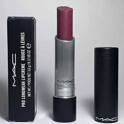 BNIB MAC *HEART HANGOVER* Pro Longwear Lipcreme ~Deep Red Purple~Limited Edition • $30