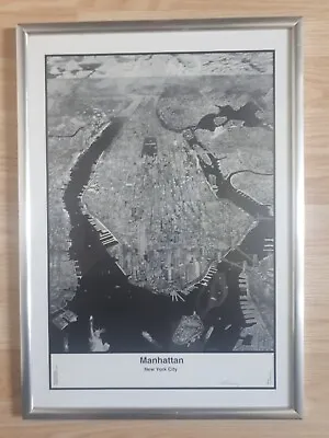 Manhattan New York City Skyline Map By Krikko • £60