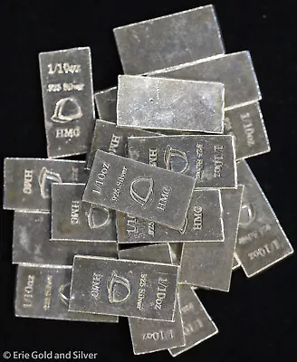 HMC Heavy Metal Construction 20pc Hard Hat 1/10 Oz Sterling Silver Bar Set • $85