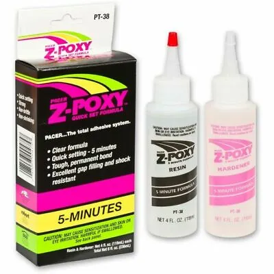 Zap Z-Poxy 5 Minutes Resin Set - 8oz • £24.95
