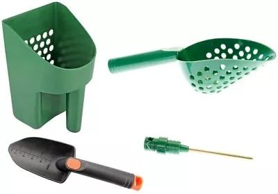 Metal Detecting Detector Tool Kit #1 GREEN Sand Scoop Hand Trowel Brass Probe • $26.99