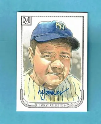 Babe Ruth 2018 Museum Collection Canvas Collection Yankees #cc-43 Artist Signed • $22.95