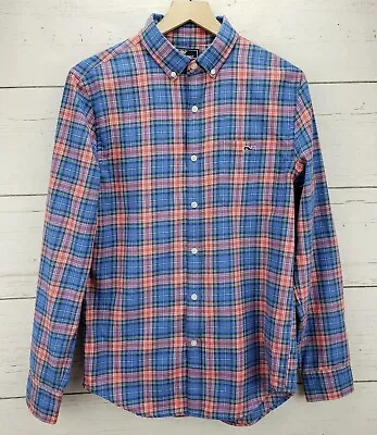 Vineyard Vines Performance Plaid Slim Fit Tucker Shirt Men's Size Small • $19.92