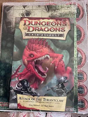 Dungeons & Dragons LAIR ASSAULT: ATTACK Of The TYRANTCLAW In Shrink D&D Rpg WotC • $74.95