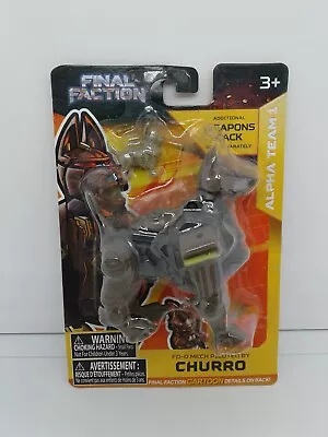 Final Faction Churro Action Figure FD-O Mech Piloted Alpha Team 1 Sealed • $12.99