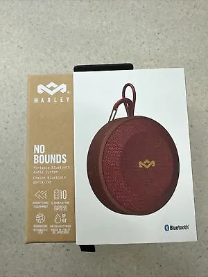 House Of Marley No Bounds Portable Bluetooth Speaker - Red - EM-JA015-SB • $34.99