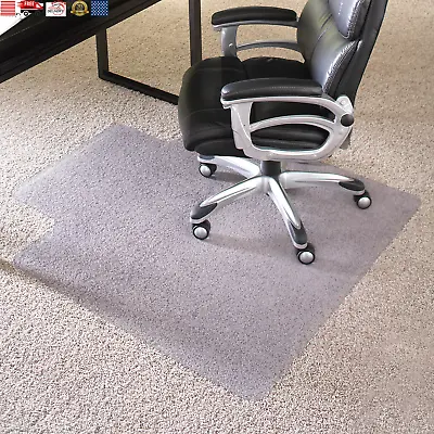 ES ROBBINS Chair Mat For High Pile Carpet 45 X 53 With Lip Clear-Free Shipping • $81.94