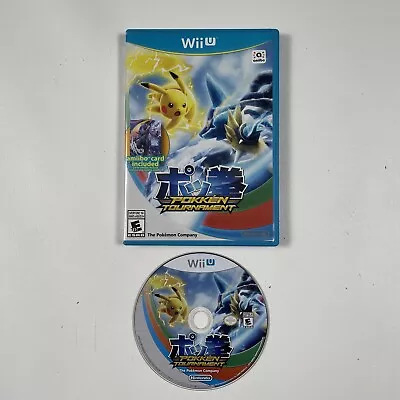 $14 • Buy 🔥Pokkén Tournament Nintendo Wii U Game Complete & TESTED🔥