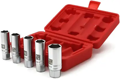 5PCS Magnetic Spark Plug Socket Set Includes 14Mm 16Mm Thin Wall Socket And 9/16 • $43.21