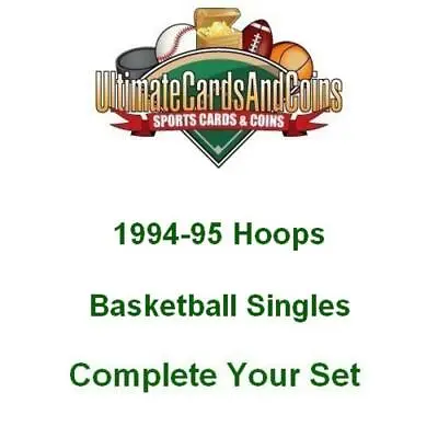 1994-95 Hoops  Basketball Singles 226-450 Complete Your Set All NM-MT • $0.99